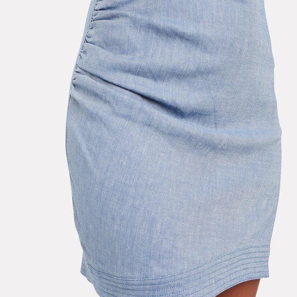 ALEXIS TATYANA STRAPLESS CHAMBRAY Women DRESS Size: Small - Picture 3 of 8